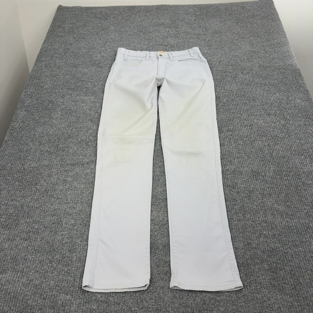 Todd Oldham Jeans Pants Men 31x34 Light Blue Cotton Spandex Stretch Straight Leg